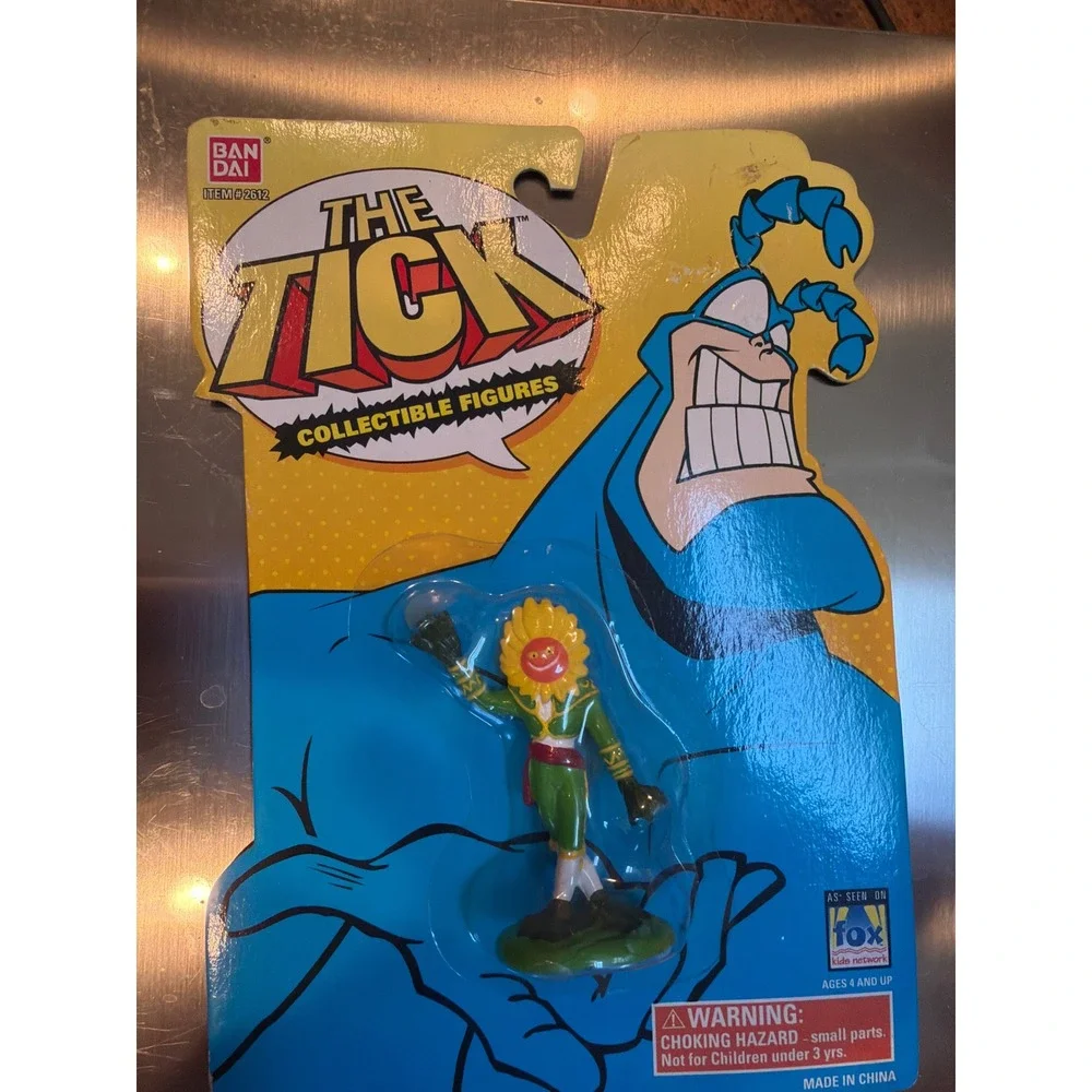 Vintage 1994 Bandai The Tick El Seed Collectible Figure Item 2612 New on Card